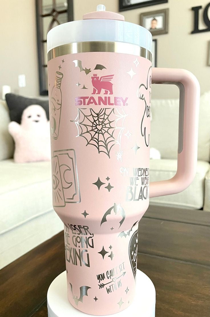 900ml Stainless Steel Travel Tumbler, Stanley Style Vacuum Insulated Mug with Handle & Straw Lid, Leakproof Coffee Cup for Hot & Cold Drinks, Car Cup Holder Friendly, Multi Color
