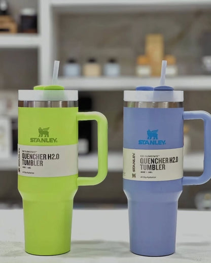 Stanley 900 ML Vacuum Insulated Sipper Tumbler With Handle – Multi Color | Leak-Proof, BPA-Free, Hot & Cold Flask Tumbler