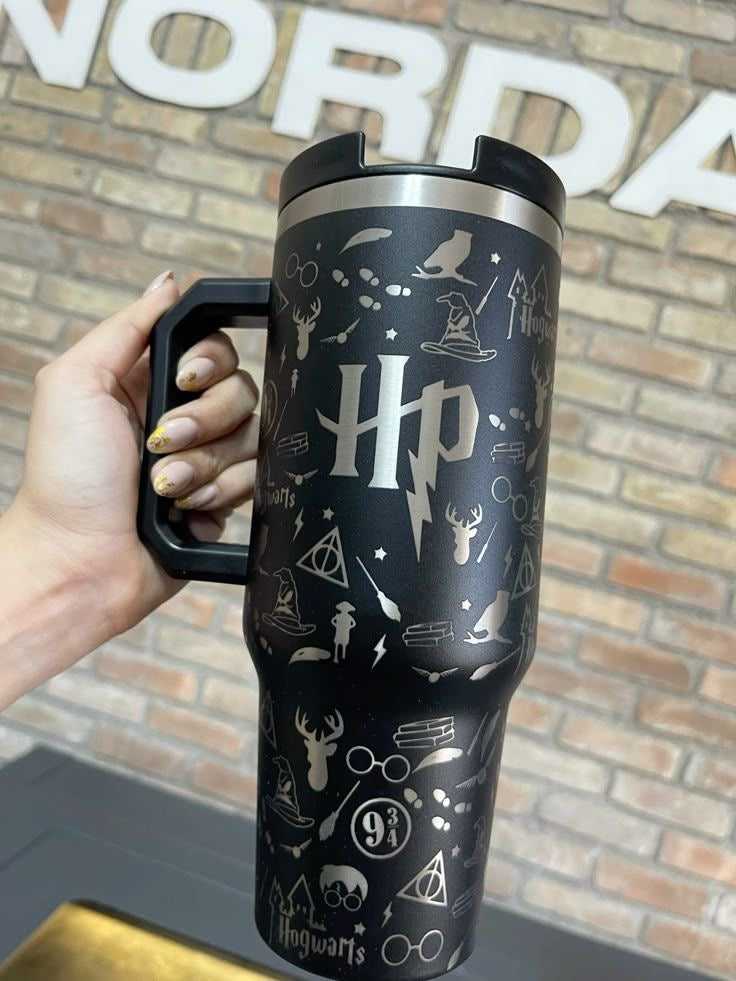 900ml Stainless Steel Travel Tumbler, Stanley Style Vacuum Insulated Mug with Handle & Straw Lid, Leakproof Coffee Cup for Hot & Cold Drinks, Car Cup Holder Friendly, Multi Color